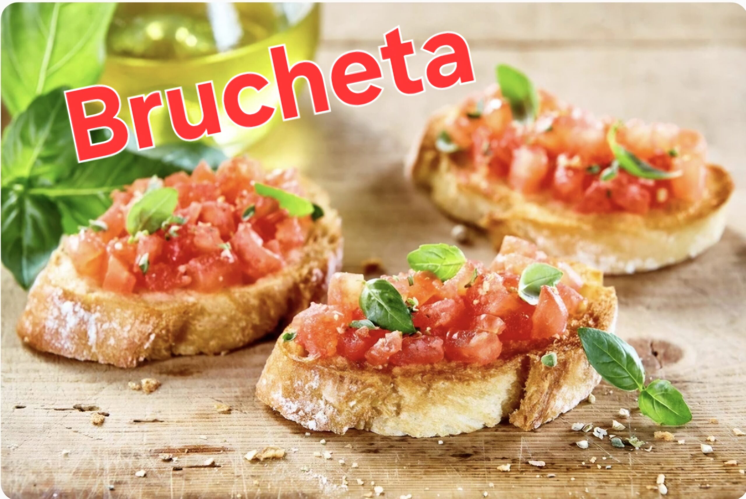 Apéro bruschetta olives